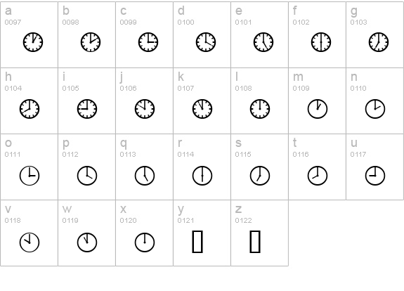 TictacOne lowercase a-z preview
