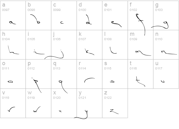 TM First Fleet Normal lowercase a-z preview