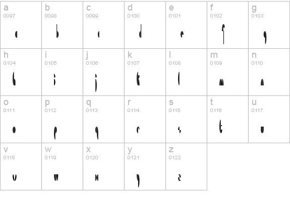 TM Paramount Normal lowercase a-z preview