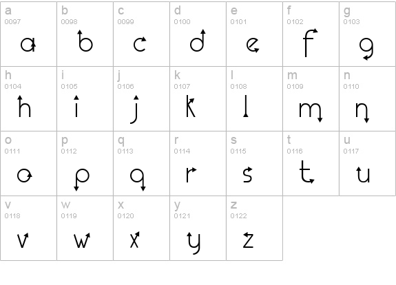 TM That Way Normal lowercase a-z preview