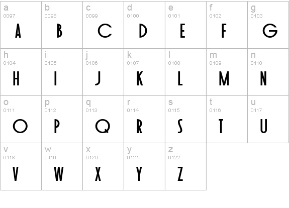 Toasted Vein BTN Bold lowercase a-z preview