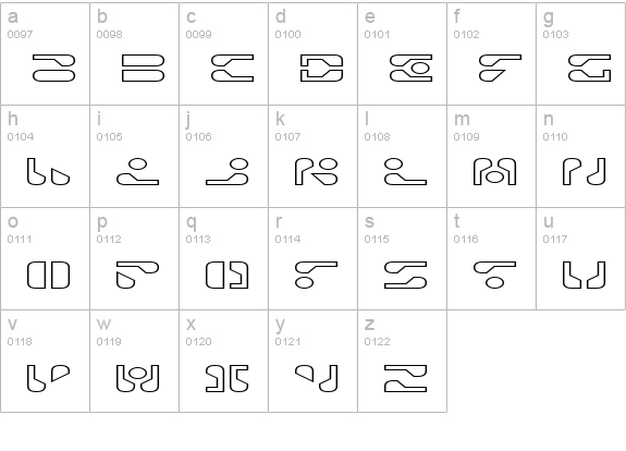 TOILET dsnp lowercase a-z preview