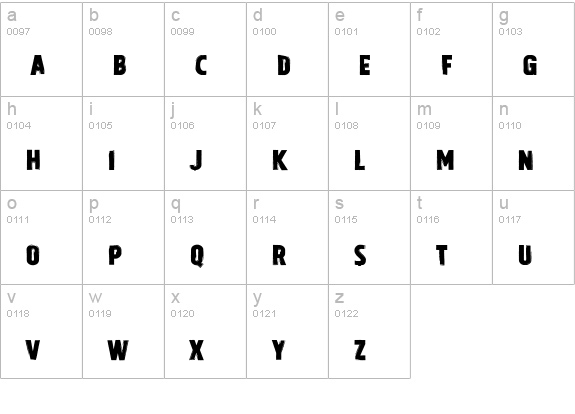 Tolyer X Petroleum lowercase a-z preview