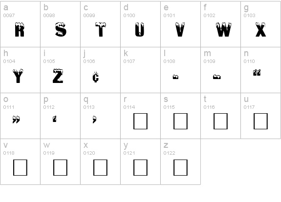 Tone Plain lowercase a-z preview