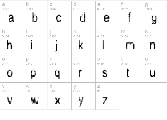 Too Damn Drunk lowercase a-z preview