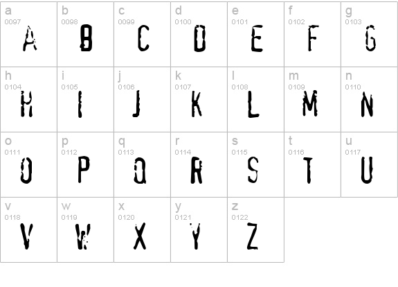 TopSecret lowercase a-z preview