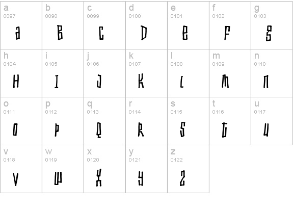 Toxic waist lowercase a-z preview