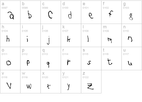 TOXIN-SPOTLESS lowercase a-z preview