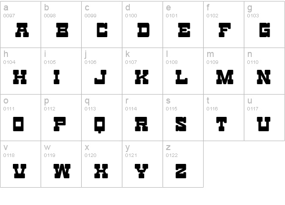 Toy Block Maestro lowercase a-z preview