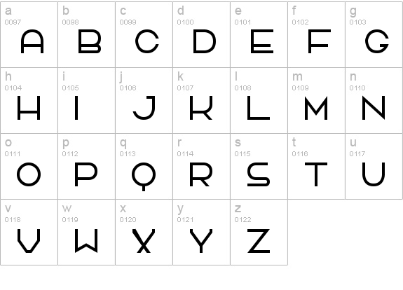 TPF Quackery lowercase a-z preview