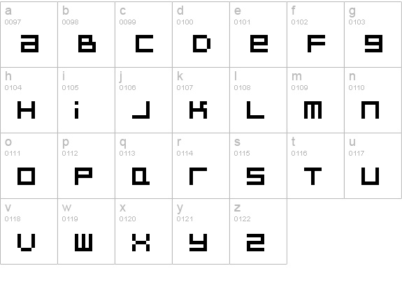 TR BitDust Two lowercase a-z preview