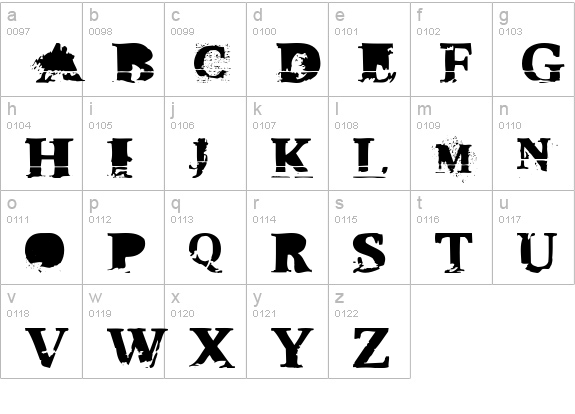 TripleXXX lowercase a-z preview