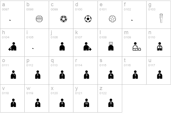 Trivia-Pict lowercase a-z preview
