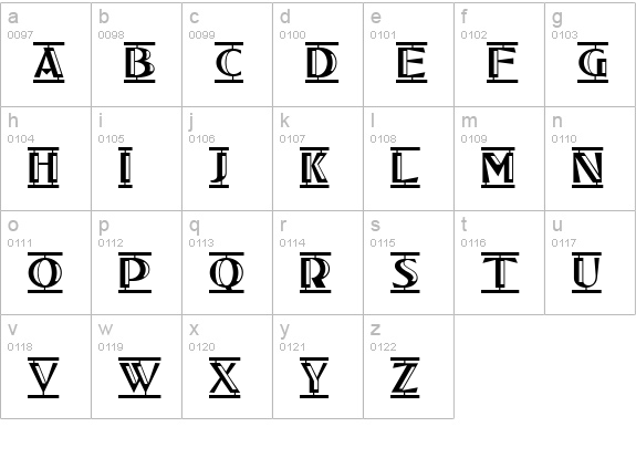 TucsonTwoStepNF lowercase a-z preview
