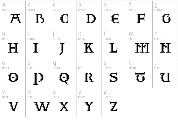 TwoForJuanNF lowercase a-z preview