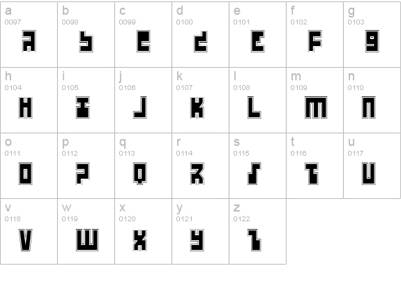UFO Hunter Academy lowercase a-z preview