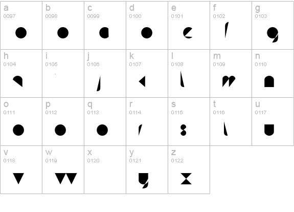Ultra Light lowercase a-z preview