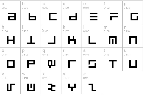 UltraLine Regular lowercase a-z preview