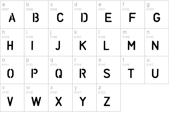 UNCONFORM ROUND lowercase a-z preview