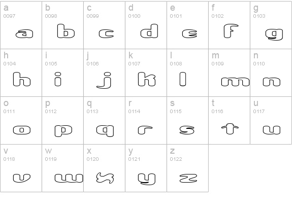 Unexplored Galaxies WO -BRK- lowercase a-z preview
