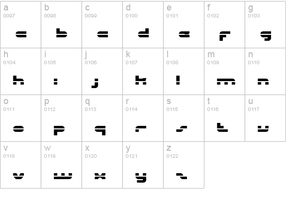 uni-sol laser lowercase a-z preview