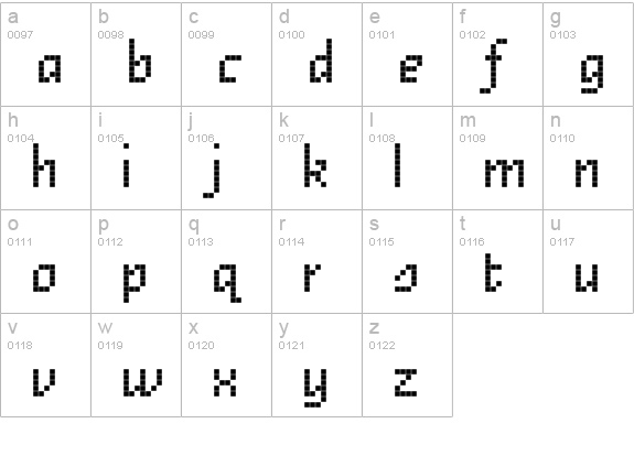 Unibody 8 Italic lowercase a-z preview