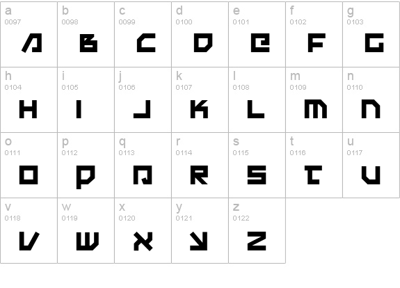 Uno Estado lowercase a-z preview
