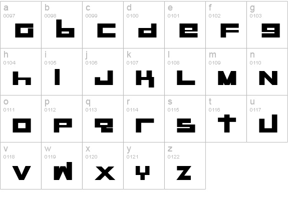 Untitled 1 lowercase a-z preview