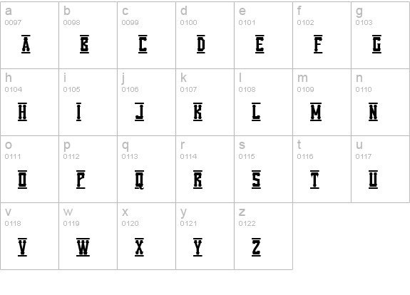 Vanilla Whale lowercase a-z preview