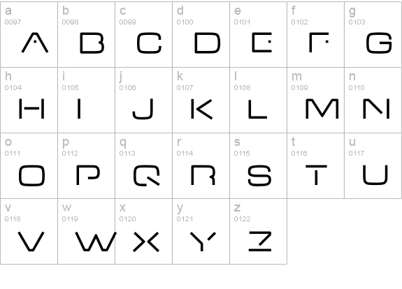 Vdubleyew lowercase a-z preview