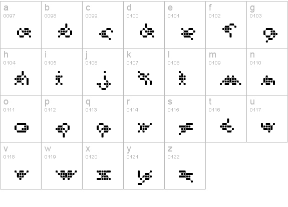 Velocity-Regular lowercase a-z preview