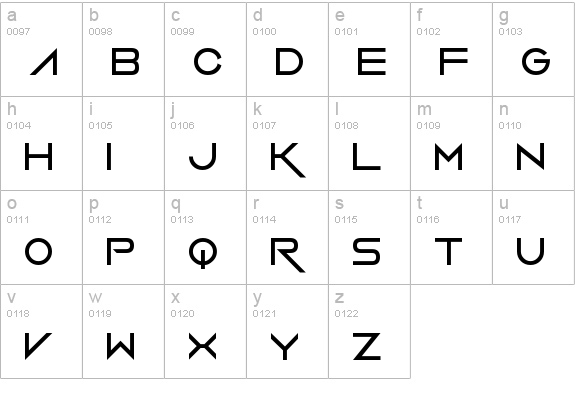 Vermin Vibes 2 lowercase a-z preview