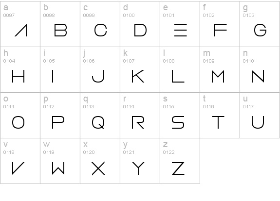 Vermin Vibes 2 White lowercase a-z preview