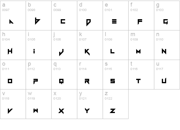 Vermin Vibes Redux Regular lowercase a-z preview