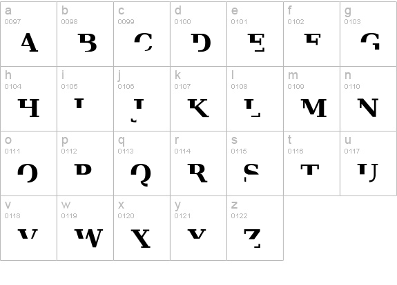 Veru Serif lowercase a-z preview