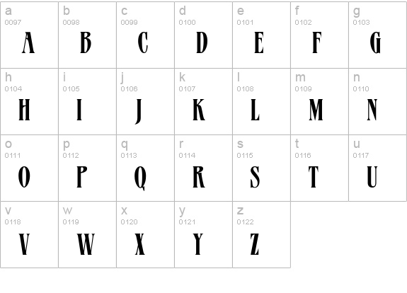 VerveAlternate lowercase a-z preview