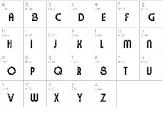 Vinyl Smooth BV lowercase a-z preview