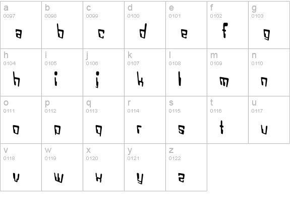 VTC Bad DataTrip Regular lowercase a-z preview
