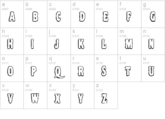 VTC NightOfTheDrippyDeadOuttie lowercase a-z preview