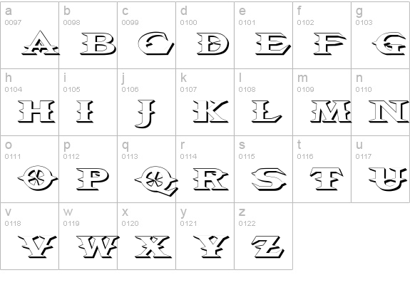 VTCBelialsBlade3d lowercase a-z preview
