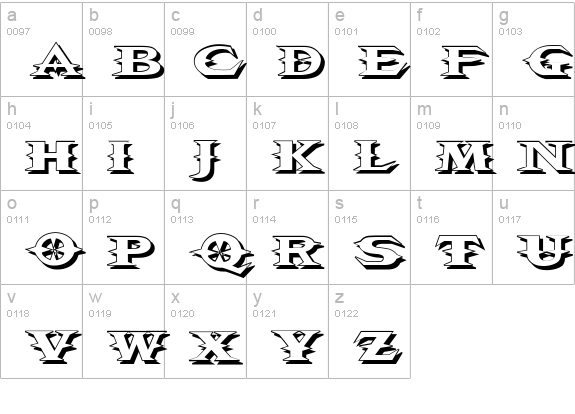 VTCBelialsBladeShadow lowercase a-z preview