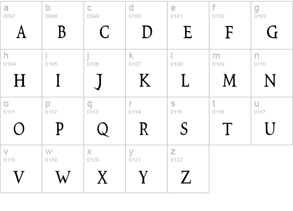 VTCSwitchbladeRomanceTall lowercase a-z preview