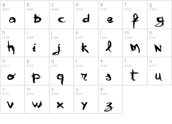 VTKS mural lowercase a-z preview