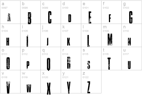 Vtks Classicuda 3 lowercase a-z preview
