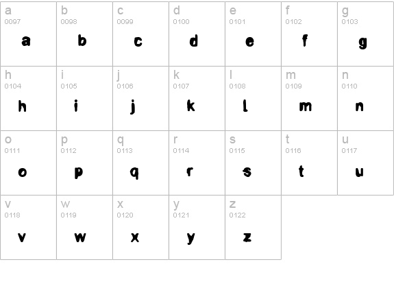 Vtks Revolt lowercase a-z preview