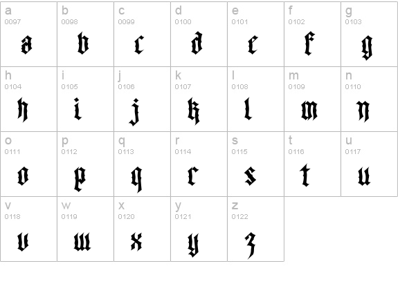 Walk Da Walk Three lowercase a-z preview
