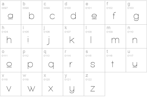 Walkway Upper lowercase a-z preview