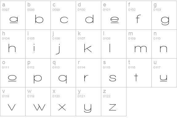 Walkway Upper Expand lowercase a-z preview