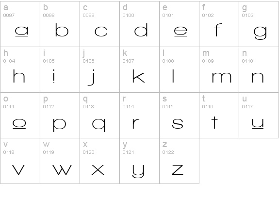 Walkway Upper Expand Semi lowercase a-z preview
