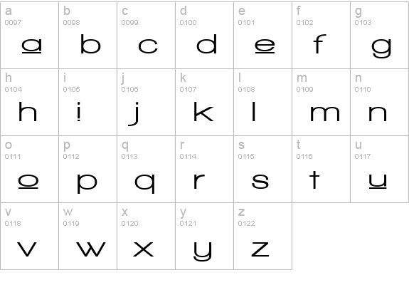 Walkway Upper Expand Ultra lowercase a-z preview